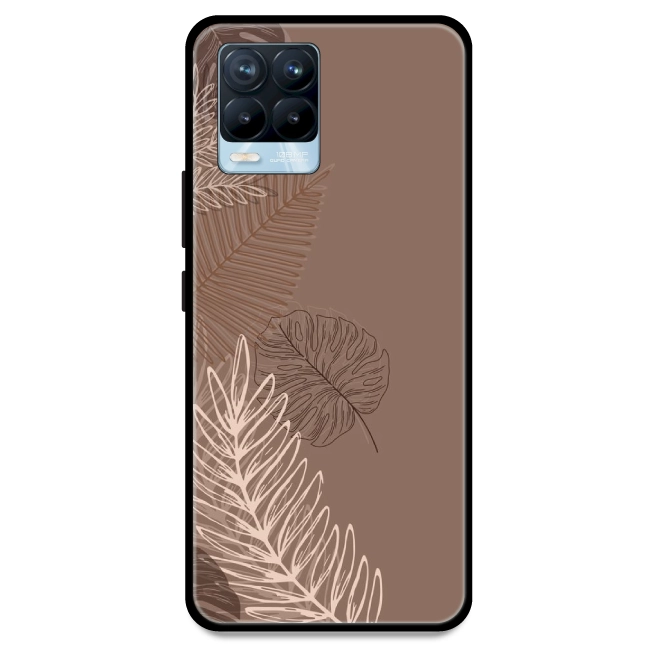 Brown Leaves - Armor Case For Realme Models Realme 8 Pro