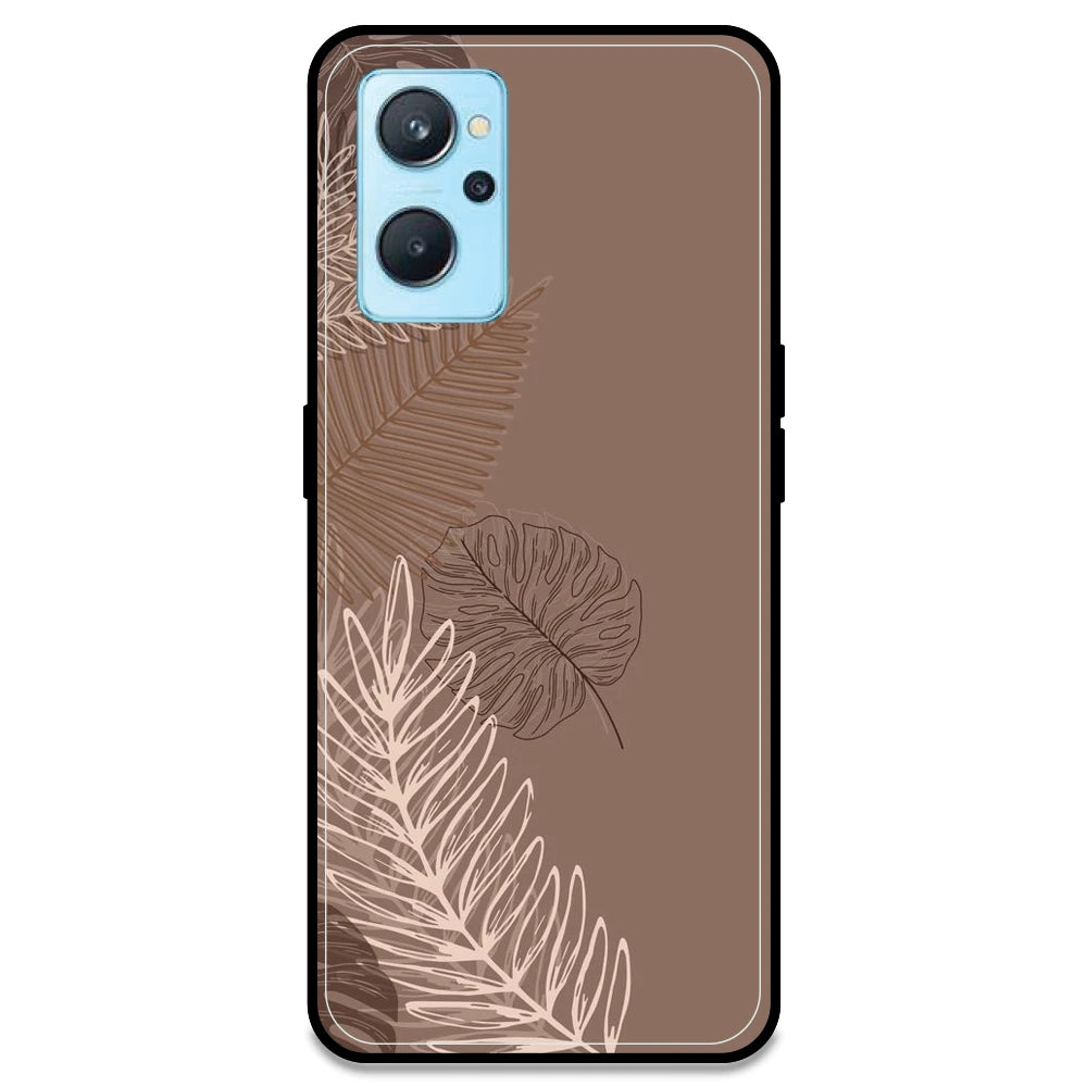 Brown Leaves - Armor Case For Realme Models Realme 9i 4G