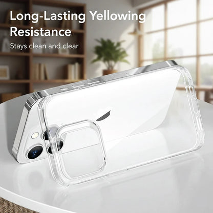 Premium Anti Yellow Clear Case For Iphone Infographic