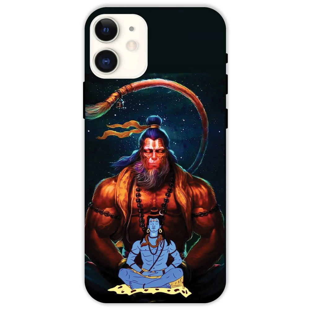 Lord Shiva & Lord Hanuman Hard Case Apple Iphone 12