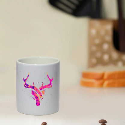 Neon Deer Antler - Mug Infographic