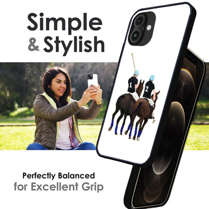 Polo Riders - Glossy Metal Silicone Case For Apple iPhone Infographic