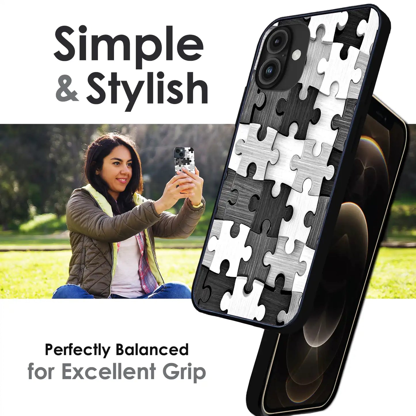 Maze - Glossy Metal Silicone Case For Apple iPhone Infographic