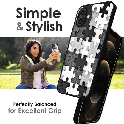 Maze - Glossy Metal Silicone Case For Apple iPhone Infographic