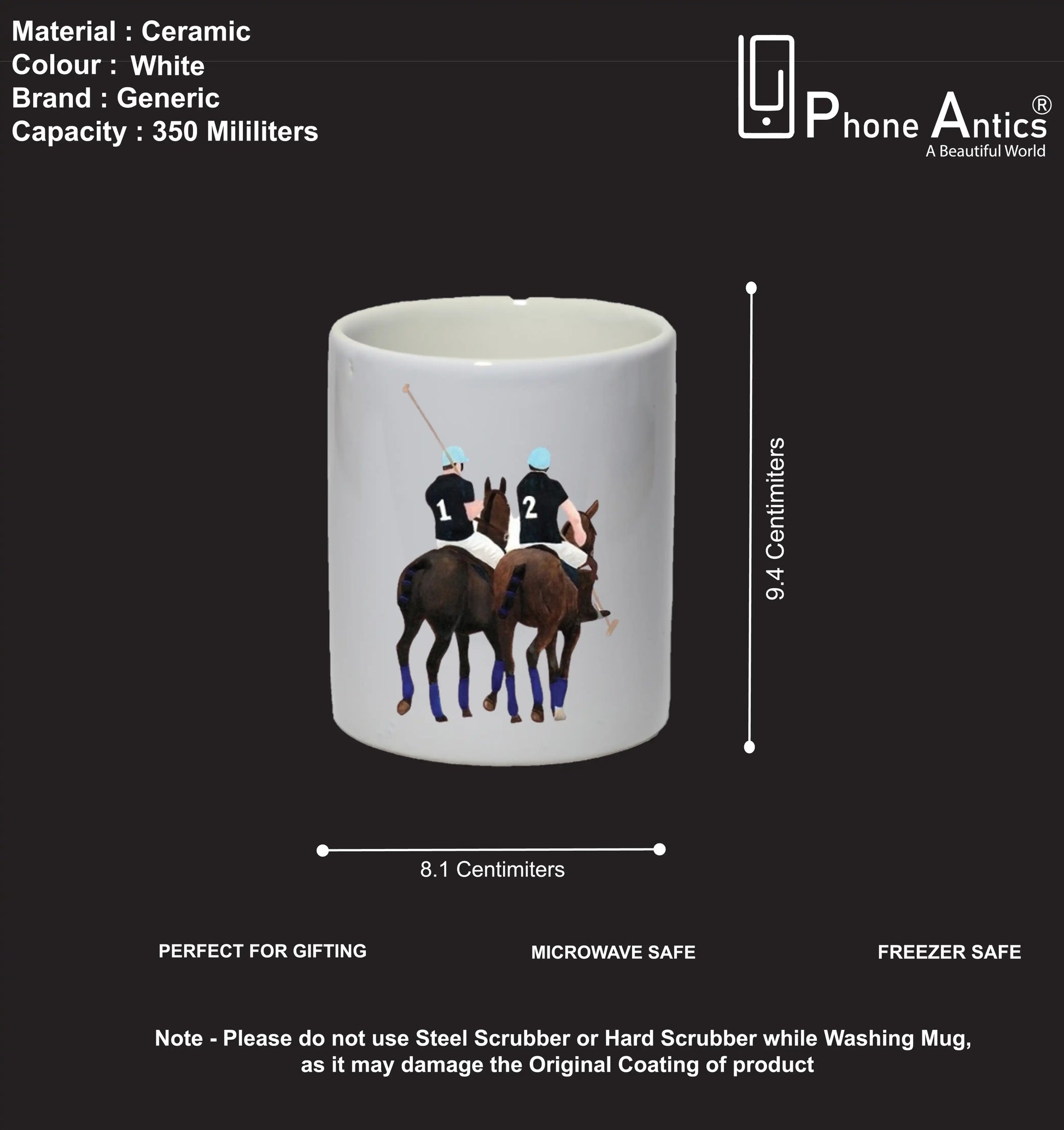 Polo Riders - Mug Infographic