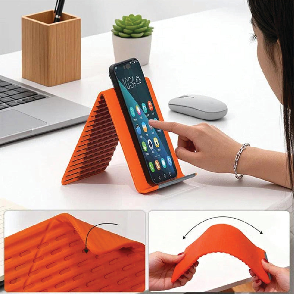 Foldable Phone and Tablet Stand with Anti-Slip Pad