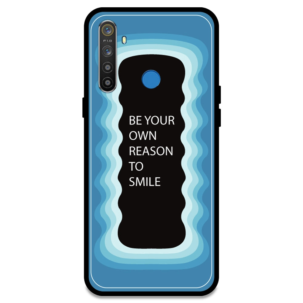 'Be Your Own Reason To Smile' - Blue Armor Case For Realme Models Realme 5