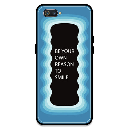 'Be Your Own Reason To Smile' - Blue Armor Case For Realme Models Realme C2