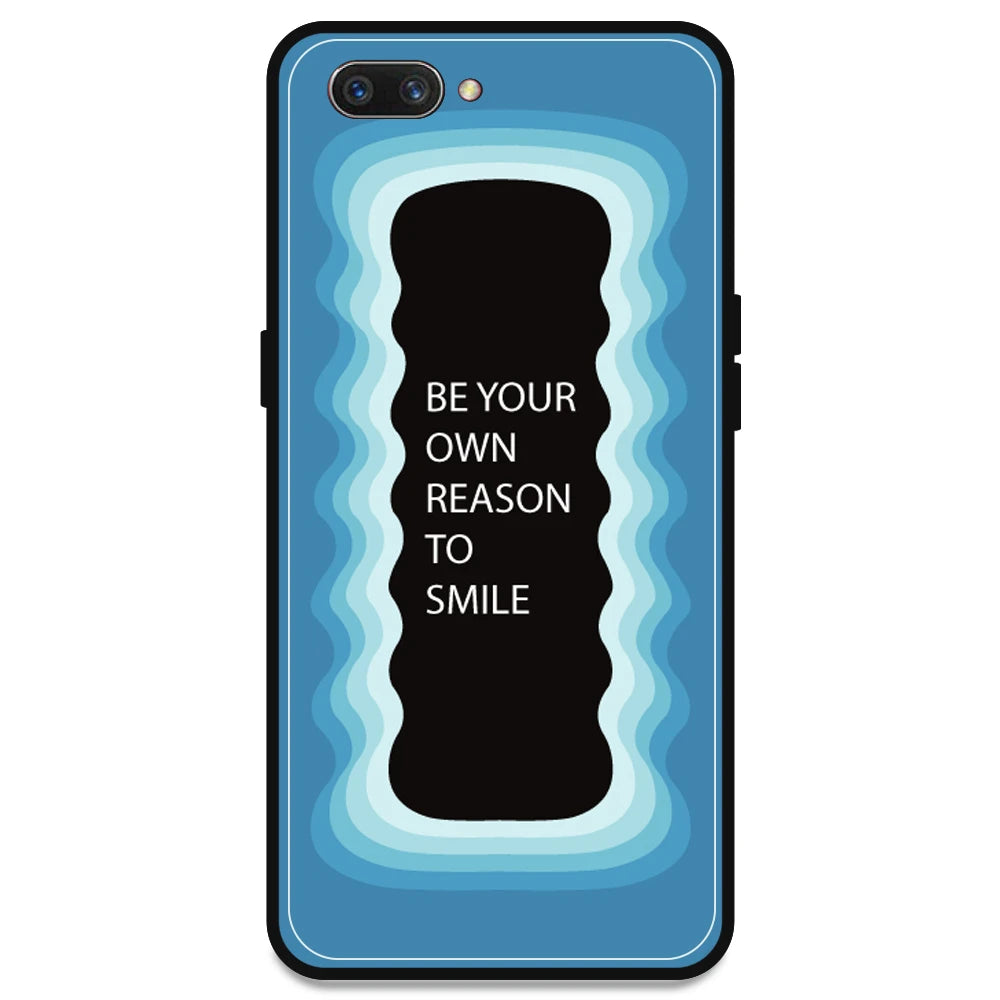 'Be Your Own Reason To Smile' - Blue Armor Case For Oppo Models Oppo A3s