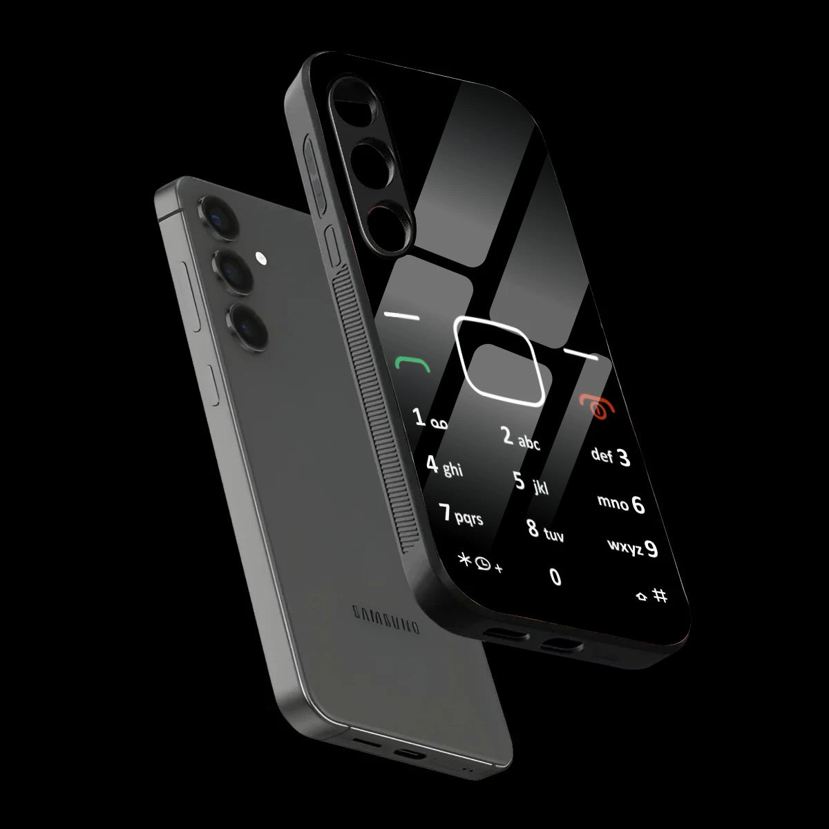 Retro Dial Pad Aesthetic - Glass Case For Samsung Galaxy Infographic