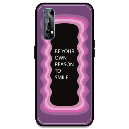 'Be Your Own Reason To Smile' - Pink Armor Case For Realme Models Realme 7