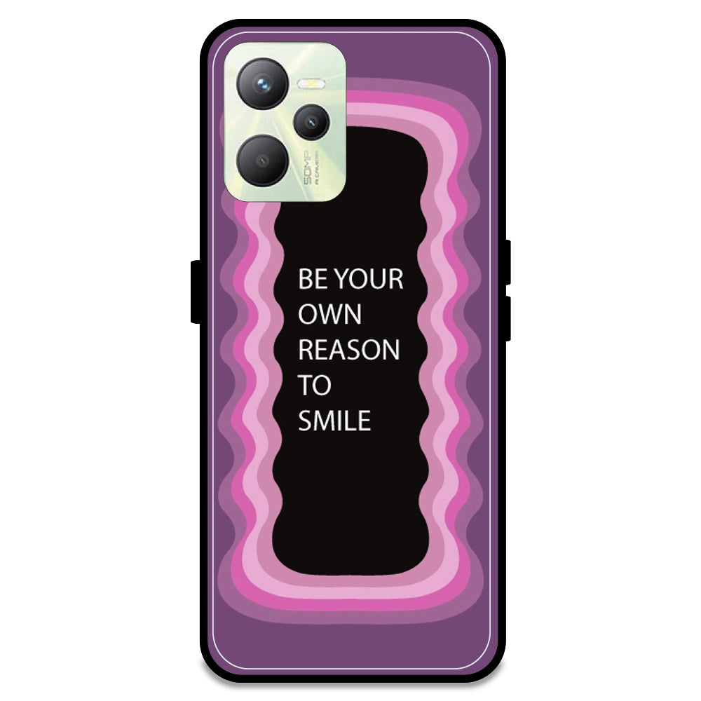 'Be Your Own Reason To Smile' - Pink Armor Case For Realme Models Realme C35