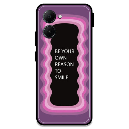 'Be Your Own Reason To Smile' - Pink Armor Case For Realme Models Realme C33