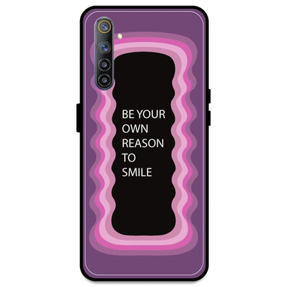 'Be Your Own Reason To Smile' - Pink Armor Case For Realme Models Realme 6