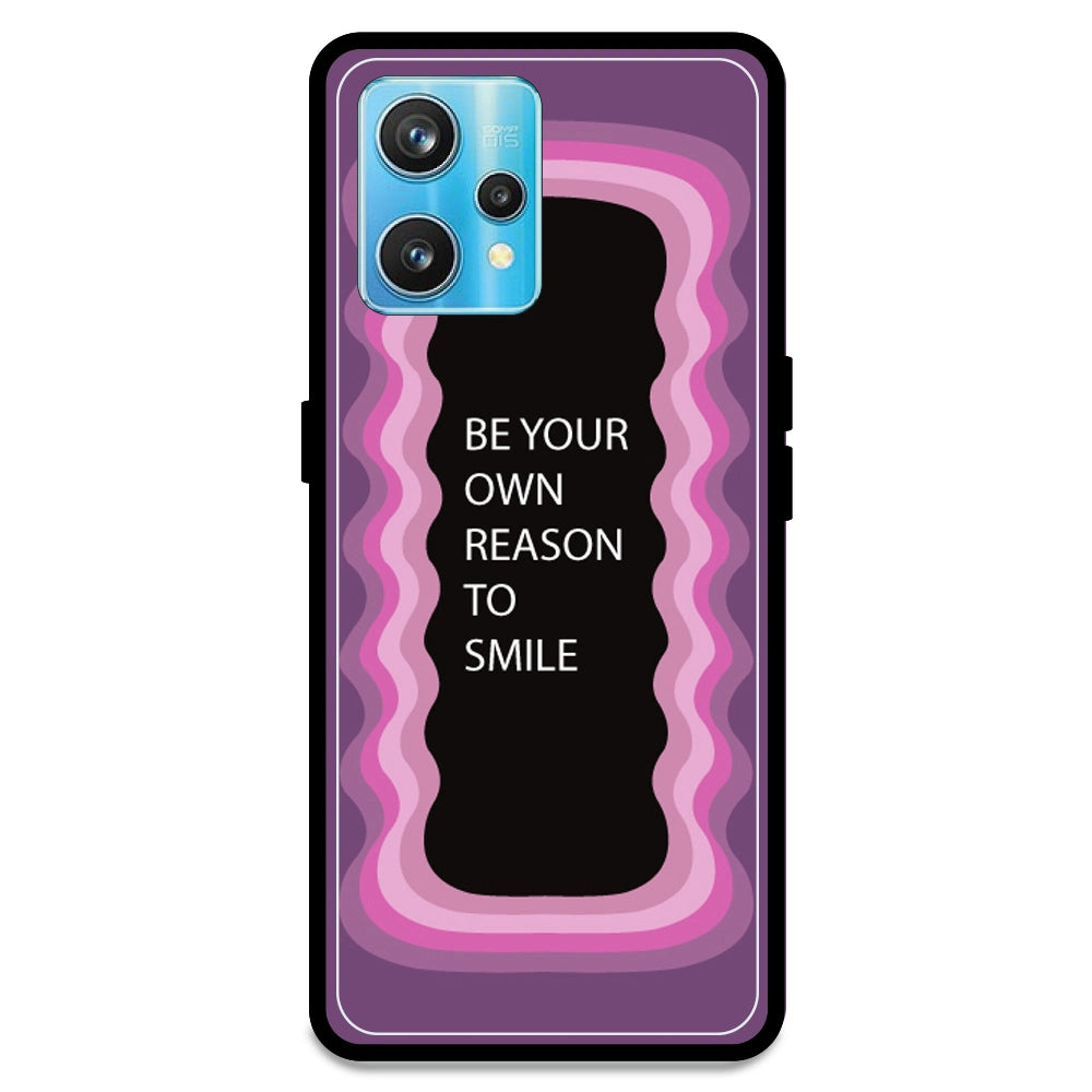 'Be Your Own Reason To Smile' - Pink Armor Case For Realme Models Realme 9 Pro Plus