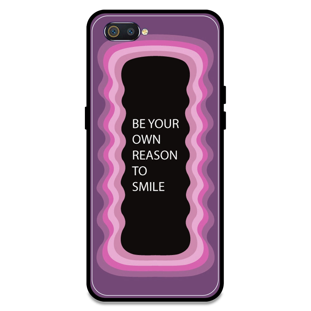 'Be Your Own Reason To Smile' - Pink Armor Case For Realme Models Realme C2