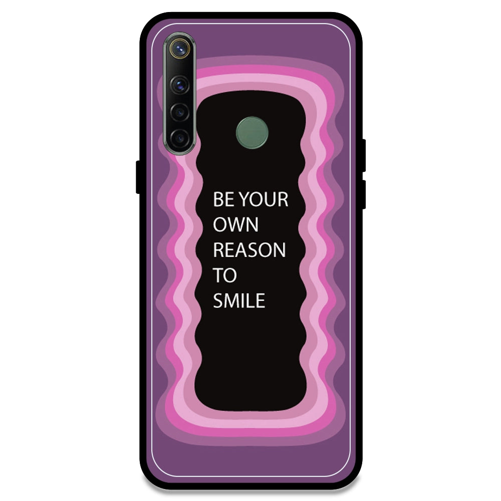 'Be Your Own Reason To Smile' - Pink Armor Case For Realme Models Realme Narzo 10