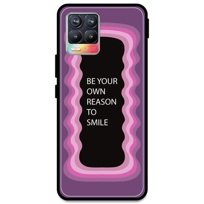 'Be Your Own Reason To Smile' - Pink Armor Case For Realme Models Realme 8 4G