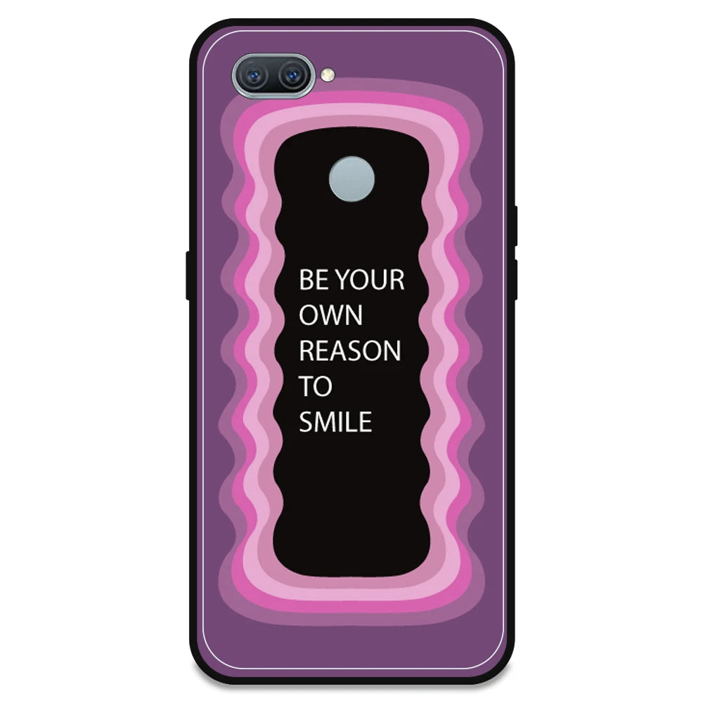 'Be Your Own Reason To Smile' - Pink Armor Case For Oppo Models Oppo A12