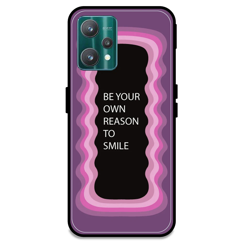 'Be Your Own Reason To Smile' - Pink Armor Case For Realme Models Realme 9 Pro