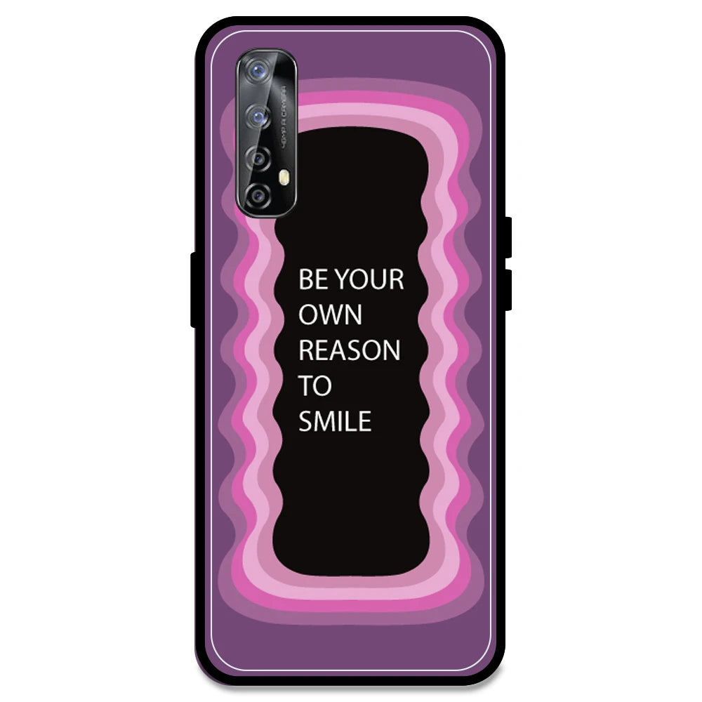 'Be Your Own Reason To Smile' - Pink Armor Case For Realme Models Realme Narzo 20 Pro