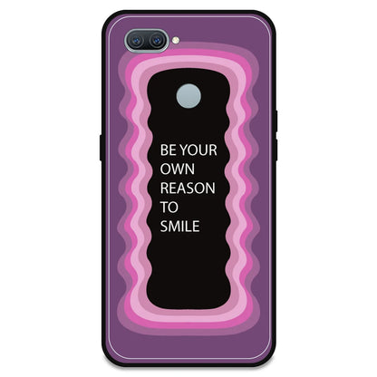 'Be Your Own Reason To Smile' - Pink Armor Case For Oppo Models Oppo A11K
