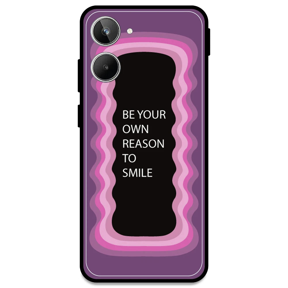 'Be Your Own Reason To Smile' - Pink Armor Case For Realme Models Realme 10 Pro