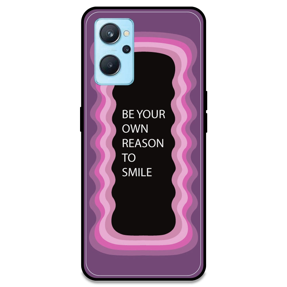 'Be Your Own Reason To Smile' - Pink Armor Case For Realme Models Realme 9i 4G