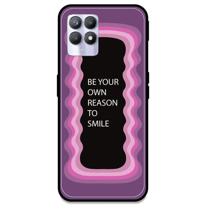 'Be Your Own Reason To Smile' - Pink Armor Case For Realme Models Realme 8i