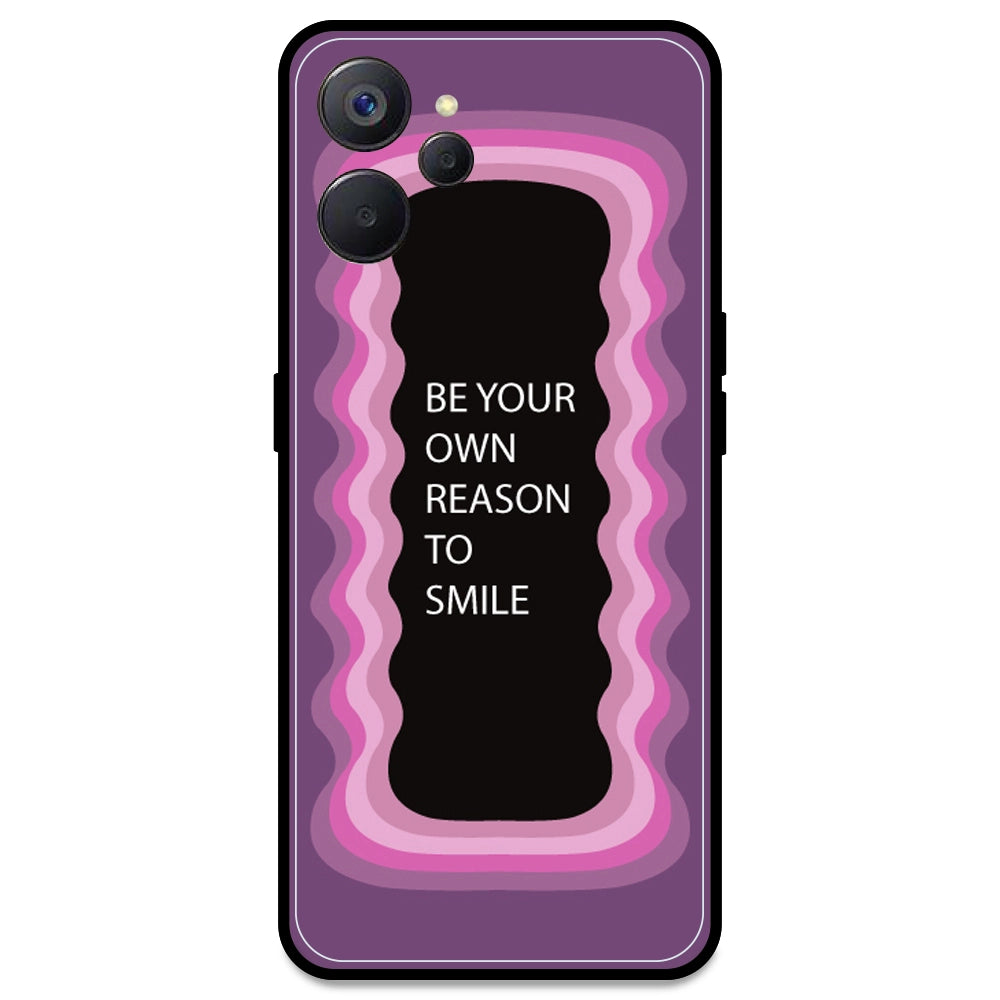 'Be Your Own Reason To Smile' - Pink Armor Case For Realme Models Realme 9i 5G