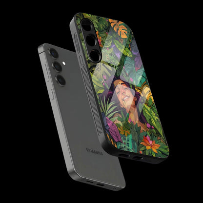 Nature Bliss Aesthetic - Glass Case For Samsung Galaxy Infographic