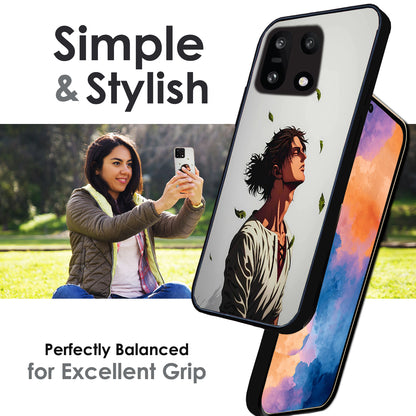 Anime Wanderer Aesthetic - Glossy Metal Silicone Cases for OnePlus Models