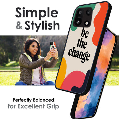 Be the Change - Glossy Metal Silicone Cases for OnePlus Models