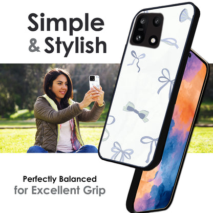 Blue Bows - Glossy Metal Silicone Cases for Oneplus