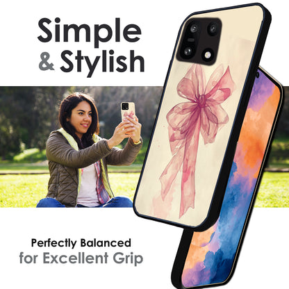 Pretty Pink Bows - Glossy Metal Silicone Cases for Oneplus