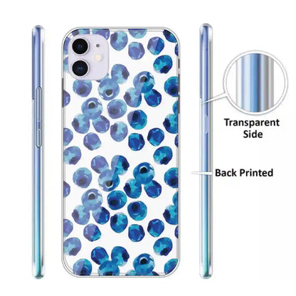 Blueberries - Printed Silicone Case For Apple iPhone Infographic