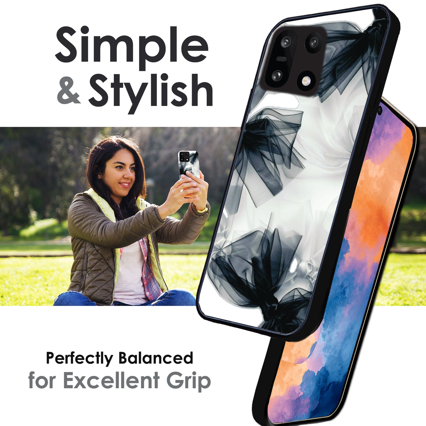 Satin Bows - Glossy Metal Silicone Cases for Oneplus
