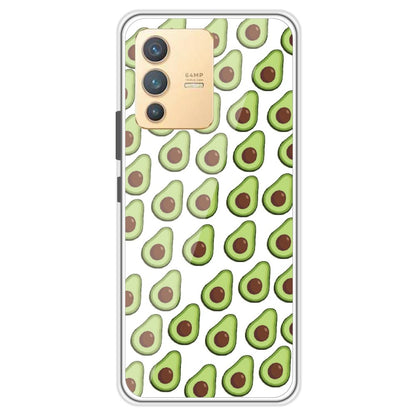 Avocado - Clear Printed Case For Vivo Models