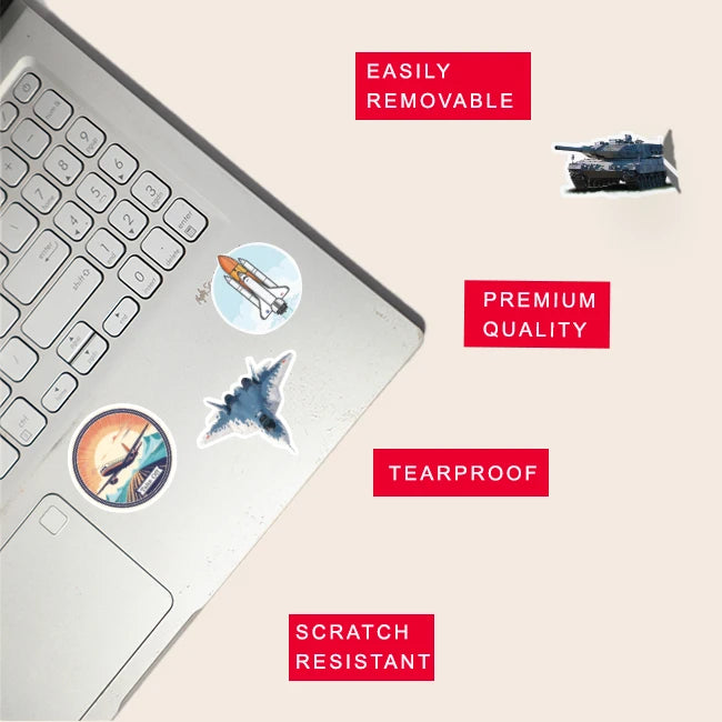 Aviation Stickers Pack – 42+ Airplane Pilot Stickers Infographic