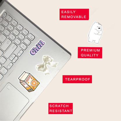 Y2K Aesthetic Sticker Bundle – 48 Waterproof Aesthetic Stickers for Phone Cases, Clear Covers, Journals, Scrapbooks & More