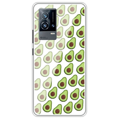 Avocado - Clear Printed Silicone Case For iQOO Models