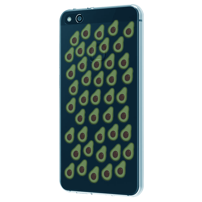 Avocado - Clear Printed Case For Google Models