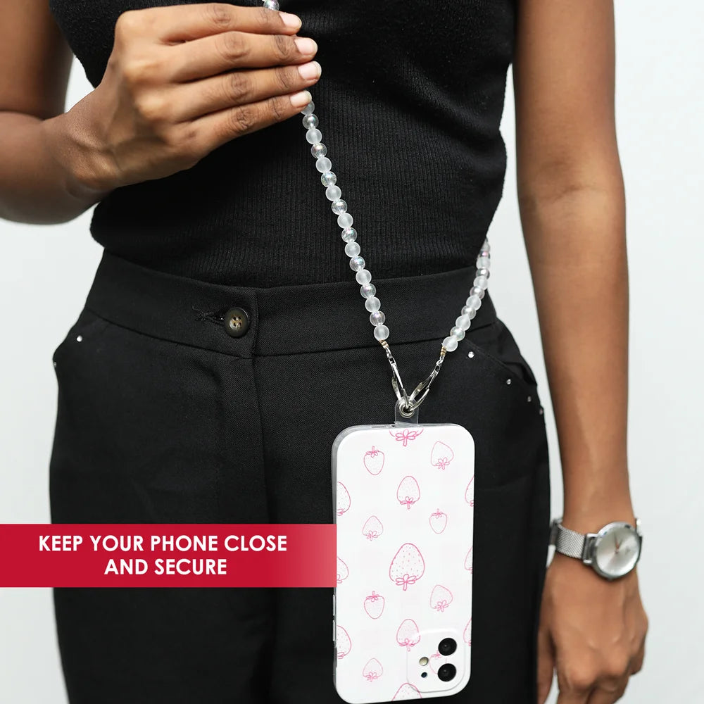 Elegant Pearly Beads - Cross Body Phone Slings