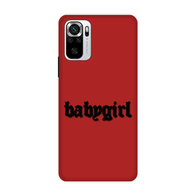 Babygirl 4d acrylic case for redmi models