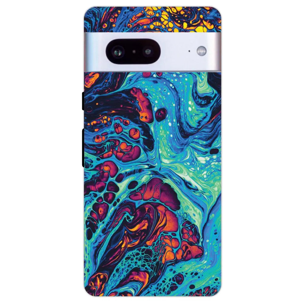 Blue And Orange Swirl - Hard Cases For Google Models