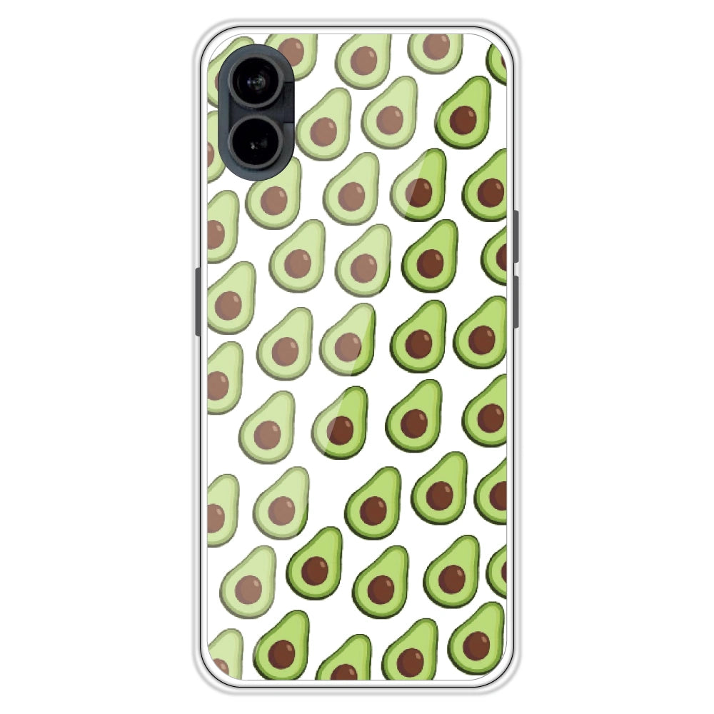 Avocado - Clear Printed Case For Nothing Models