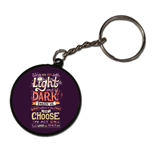 Who You Really Are - Keychain circle