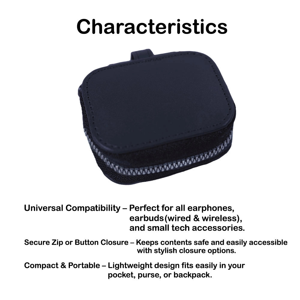Rectangle Universal Earpod Pouch Infographic