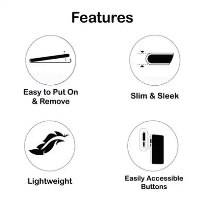 Purple Wave Abstract - Glass Case For Apple iPhone Infographic