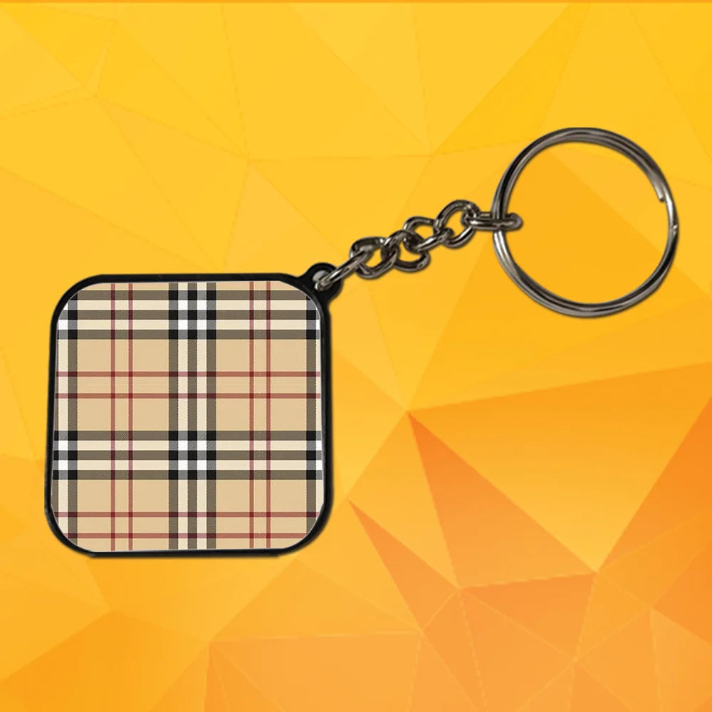 Patterns - A Combo Of 4 Black Border Keychains